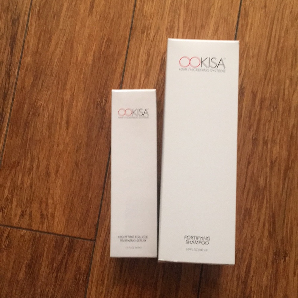 Ookisa fortifying shampoo/follicle renewing serum